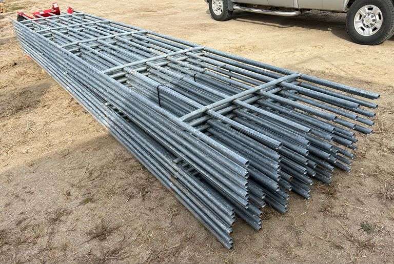 (20x) 20ft 6 Bar Continuous Fence