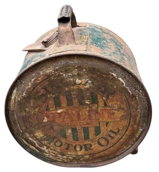 Sinclair Opaline Motor Oil - 5 Gallon Rocker Can - Creamer Auction