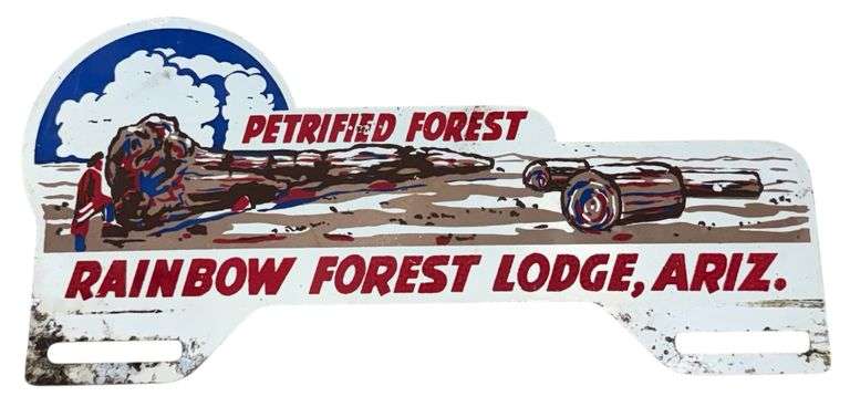 Rainbow Forest Lodge, Arizona - Petrified Forest - License Plate Topper