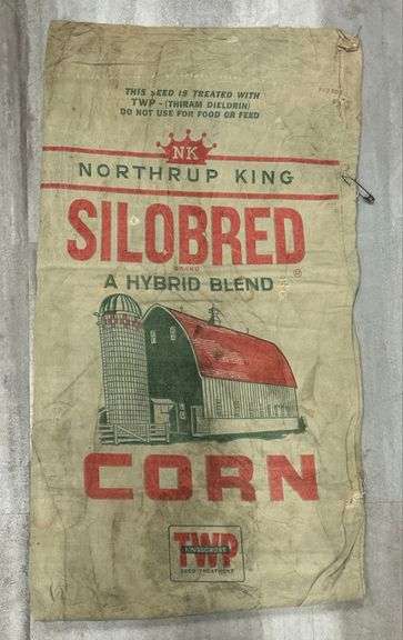 Northrup King - Silobred Corn - Cloth Seed Sack