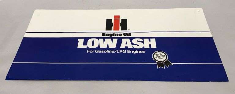 International Low Ash - Engine Oil - NOS Label