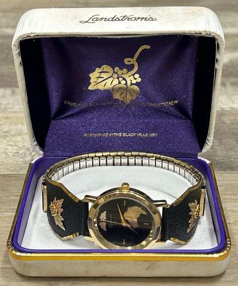 Vintage "Rushmore Quartz" Watch with Black Hills Gold Features