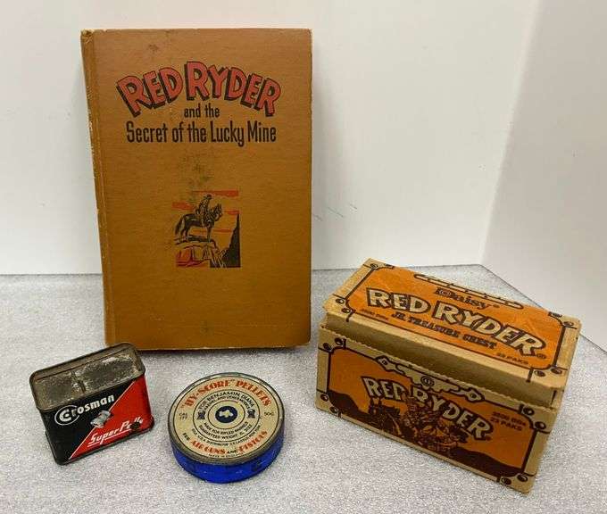 Daisy Red Rider Jr. Treasure Chest and Book - Crosman Super Pellets ...