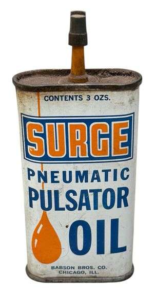 Surge Pneumatic Pulsator Oil - 3 Oz Oil Tin