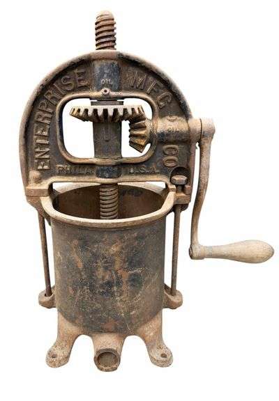 Enterprise Mfg Co Cast Iron Sausage Stuffer Press
