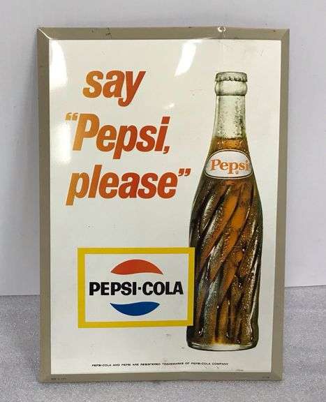 “Say Pepsi Please” - Store Display Sign