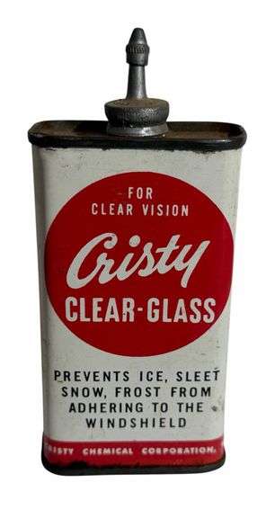 "Cristy Clear-Glass" - NOS - 4 oz. Tin