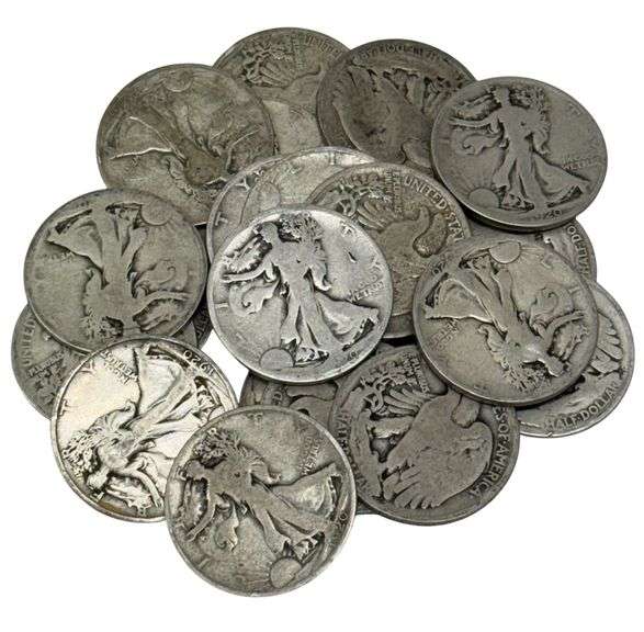 (20x) 1920 Walking Liberty Silver Half Dollars - Denver & Philadelphia Minted