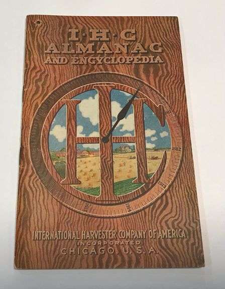 1910 I.H.C. Almanac  - International Harvester Co. Of America