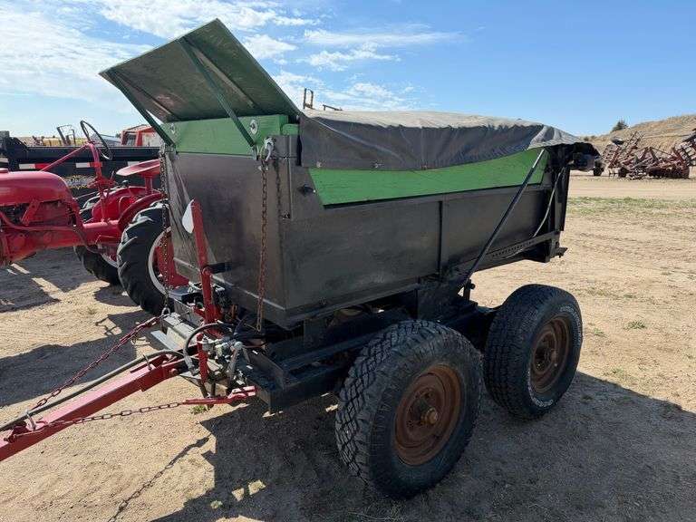 1969 Homemade Open Box Dump Trailer - Creamer Auction