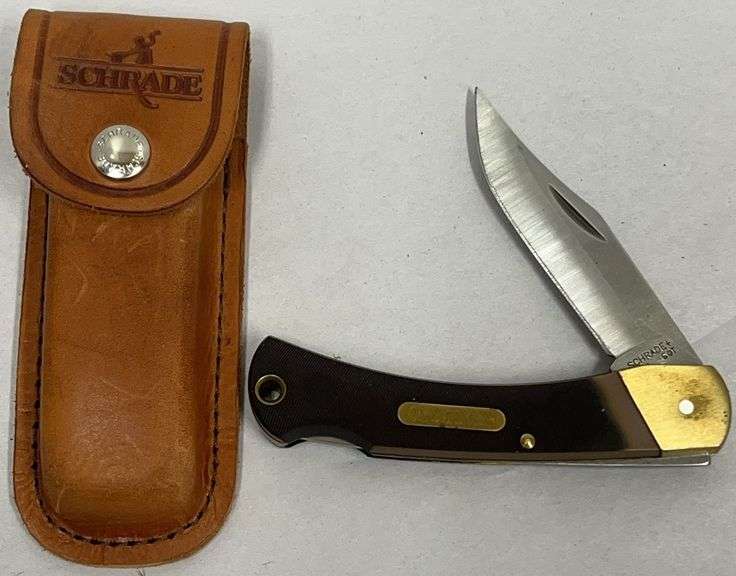 Schrade Old Timer 60T Pocket Knife w/ Sheath
