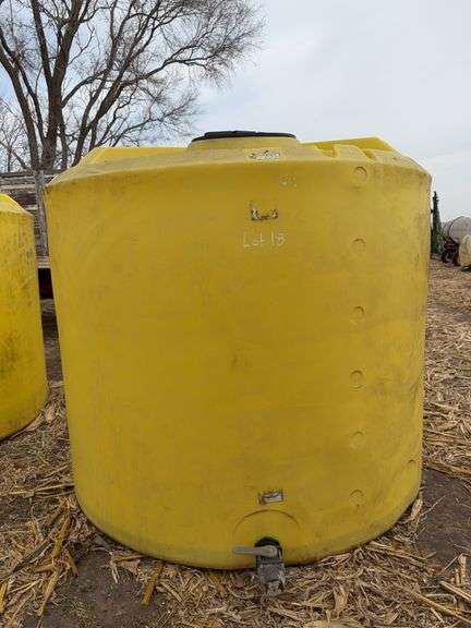 1,500 Poly Storage Tank