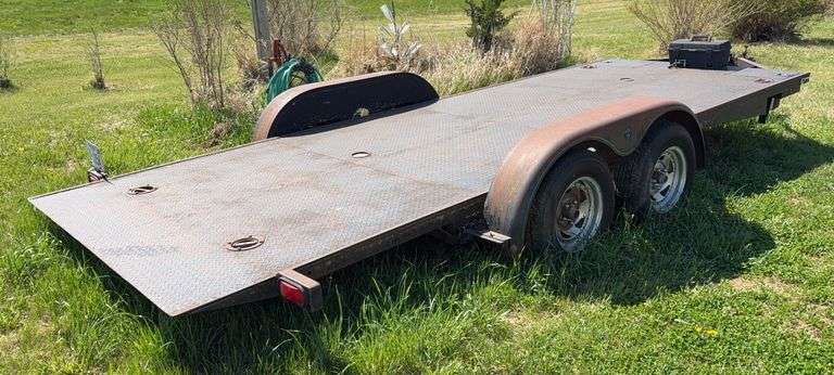 78” x 18 Ft. Flatbed Utility Trailer