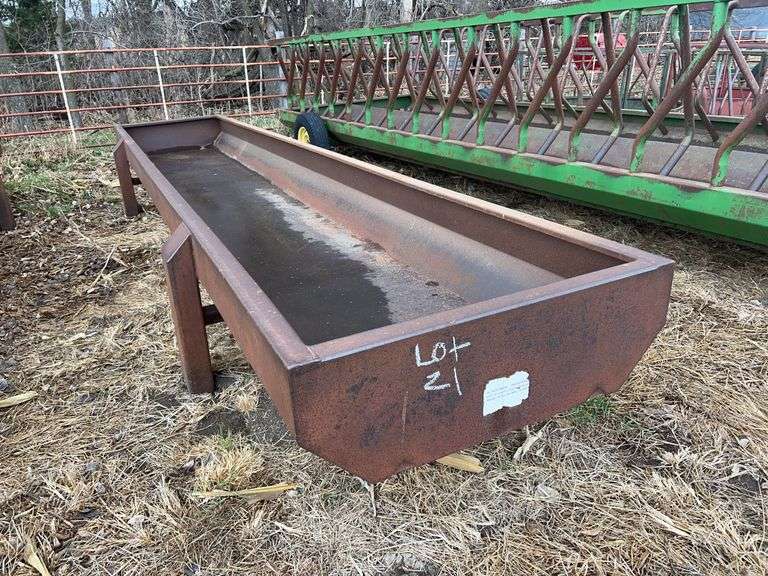 Forever Mfg. 20 Ft. Steel Cattle Bunk
