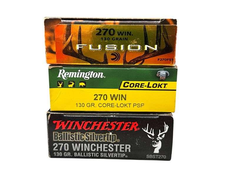 (3x) Boxes of .270 Win