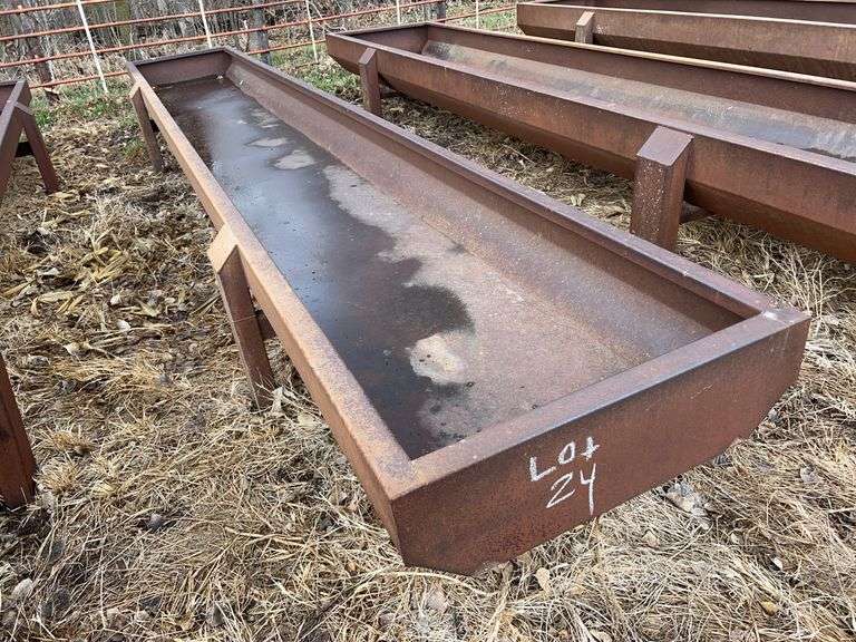 Forever Mfg. 20 Ft. Steel Cattle Bunk
