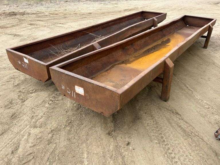 (2) Forever Steel Feed Bunks - 2 x Money