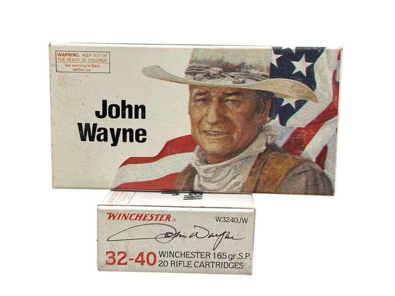 (2x) Winchester .32-40 Win John Wayne Commemorative
