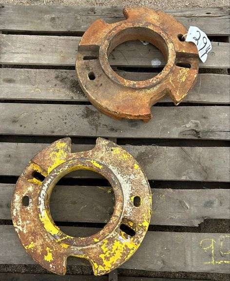(2) John Deere Wheel Weights - Both to Go