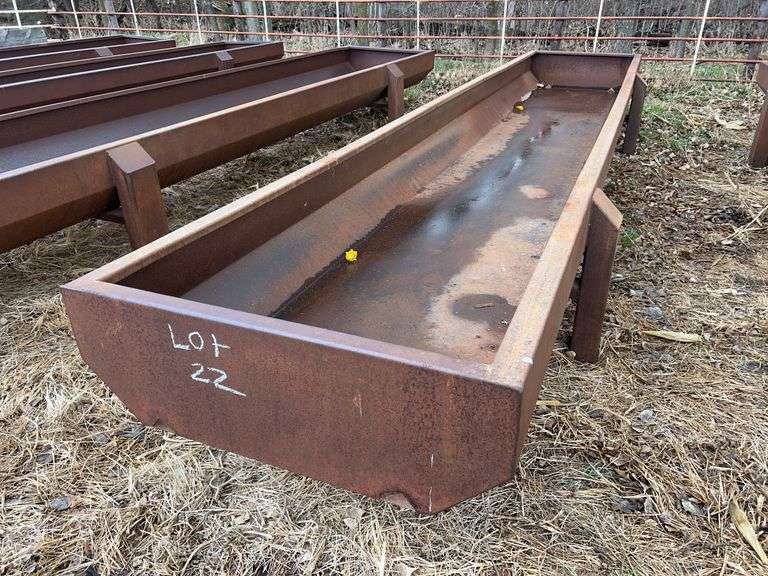 Forever Mfg. 20 Ft. Steel Cattle Bunk
