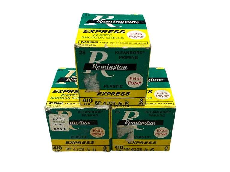 (3x) Remington Express .410 Ga 3in