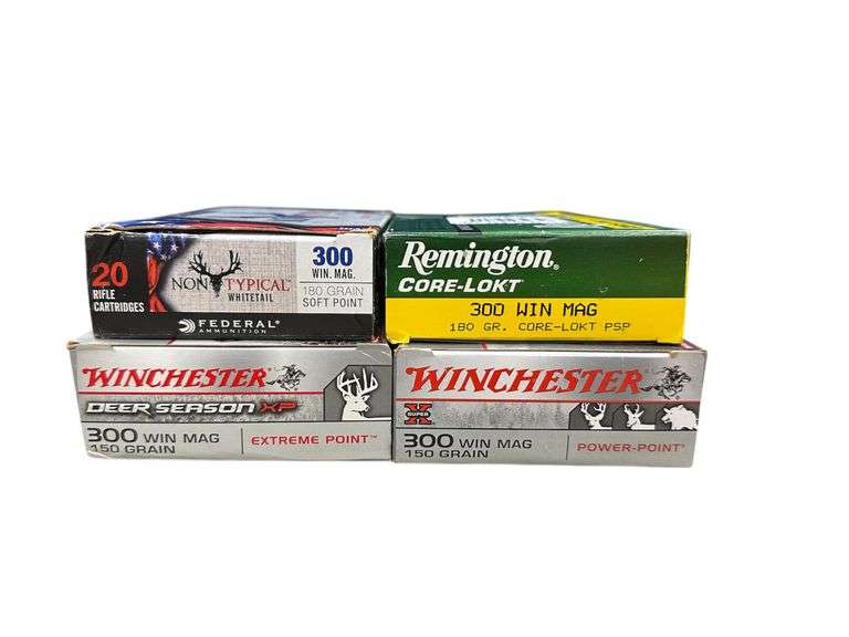 (4x) Boxes of .300 Win Mag