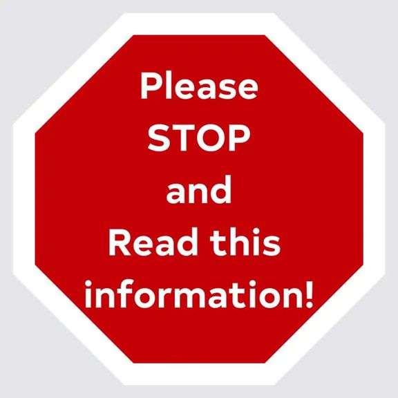 Item removal: Friday, May 22nd!!! Please Bring Assistance To Load!!!