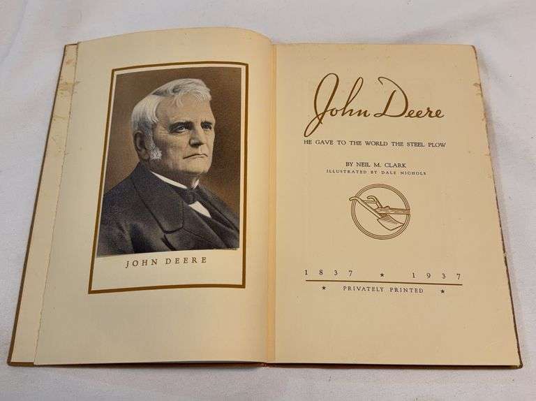 "John Deere" by Neil M. Clark - Hardbound Book