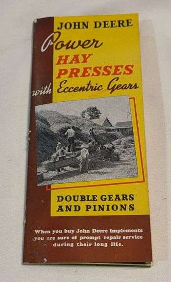 John Deere Power Hay Presses - Pocket Brochure