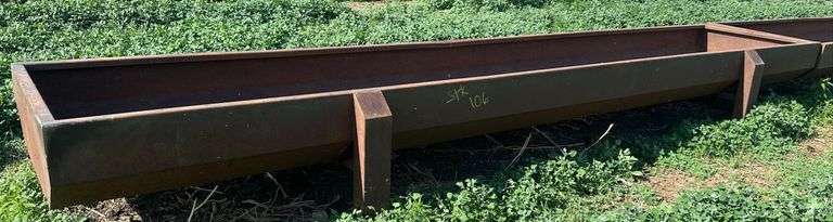20ft Steel Feed Bunk
