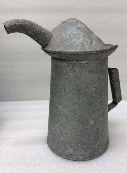 Galvanized 4 QT. Pour Can