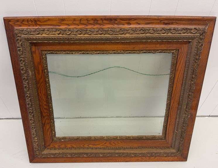 Antique Oak Picture Frame