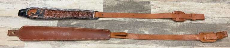 Pair of Leather Rifle Slings