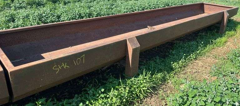 20ft Steel Feed Bunk