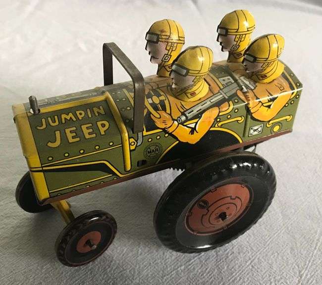 WORLD WAR ONE ERA “MARX” TOY “JUMPIN JEEP”-QUITE NICE