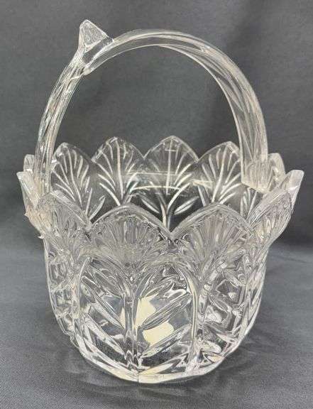 Fancy Glass Basket - Czech Republic
