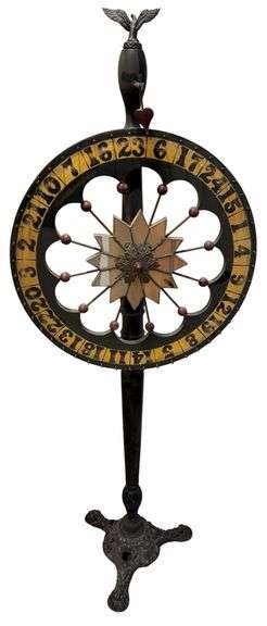 Roulette Wheel - On Stand  — No Shipping