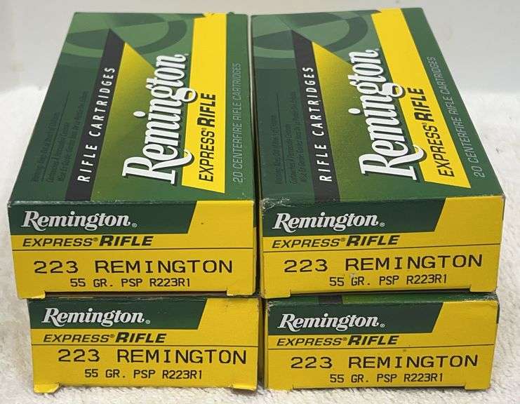 (4x) Remington Express .223 Rem - 55 Grain PSP