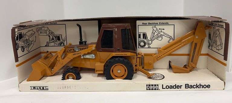 Case 580 Super K Loader Backhoe – Ertl 1/16 Scale