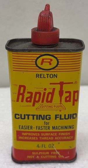 Relton Rapid Tap Cutting Fluid 4 Fl Oz Metal Tin