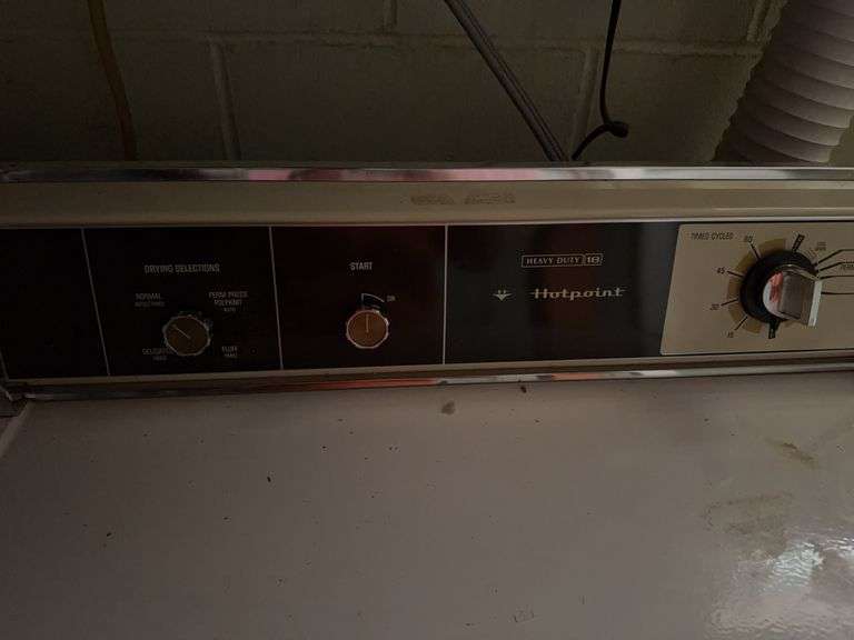 Hotpoint Heavy Duty 18 Electric Dryer
