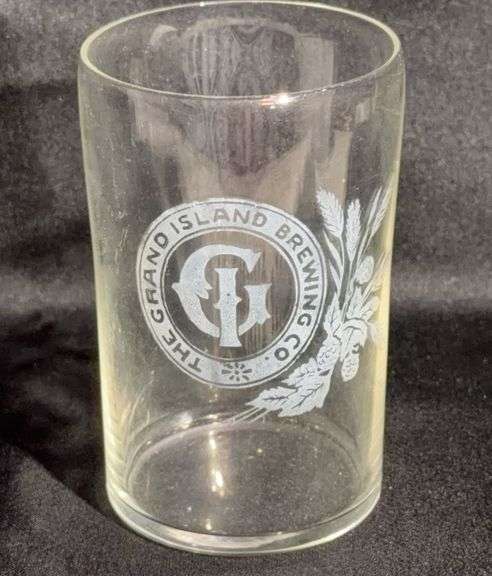 Vintage "Grand Island Brewing Co." Glass