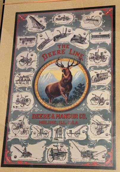 "The Deere Line - Deere & Mansur Co." Poster