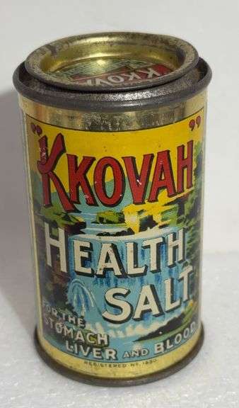 Kkovah Health Salt Tin – Sutcliffe & Bingham Manchester
