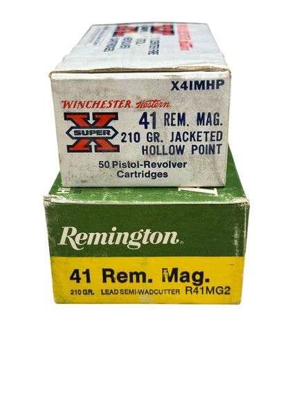 (2x) Boxes of .41 Rem Mag
