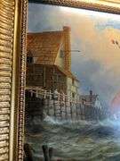 Framed Oil on Board Painting, Appears to be Signed RH Moore, Measures 24.5” x 18.5”