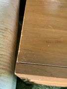 Drexel 2 Drawer Side Table from Late 60s, Dove Tailed Drawers, Measures 34.5” W x 18.5”D x 24”T, Lot