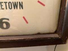 Vintage Bulova Electric Wall Clock, Measures 16.75” Square, Powered On When Plugged In