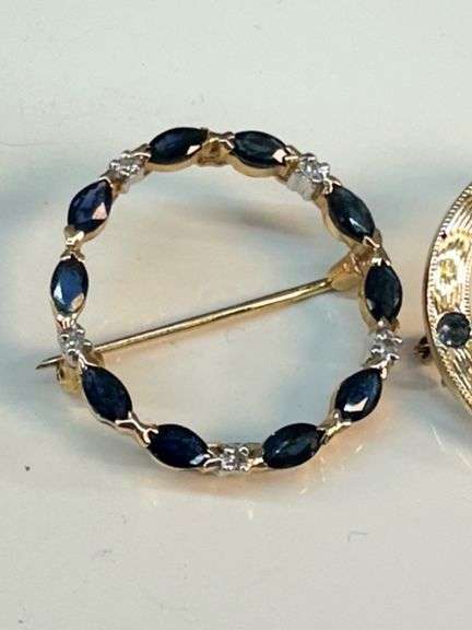 14K Gold Pins (3) Weighs 7.68 Grams, Marked or Tested 14K