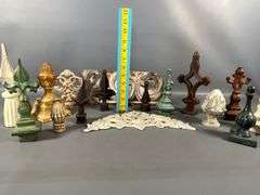 Decorative Finials, Most are Cast Iron/Metal